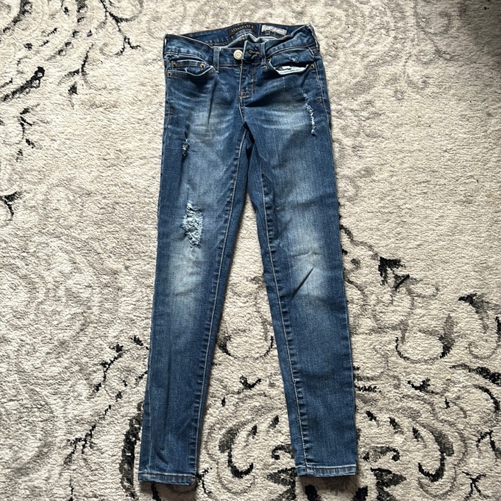 Aeropostale ripped jeggings. Size 000.